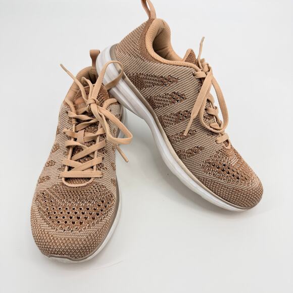 APL Athletic Propulsion Labs TechLoom Pro Knit Lace Up Sneakers Womens 7 - Picture 1 of 11